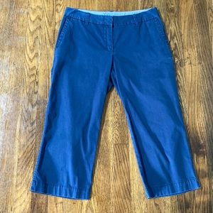 Izod Size 4 Small Medium Navy Blue Capri Work Dress Pants